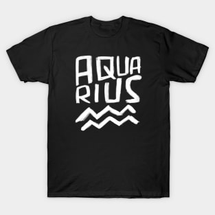 Water Bearer. Aquarius Horoscope T-Shirt
